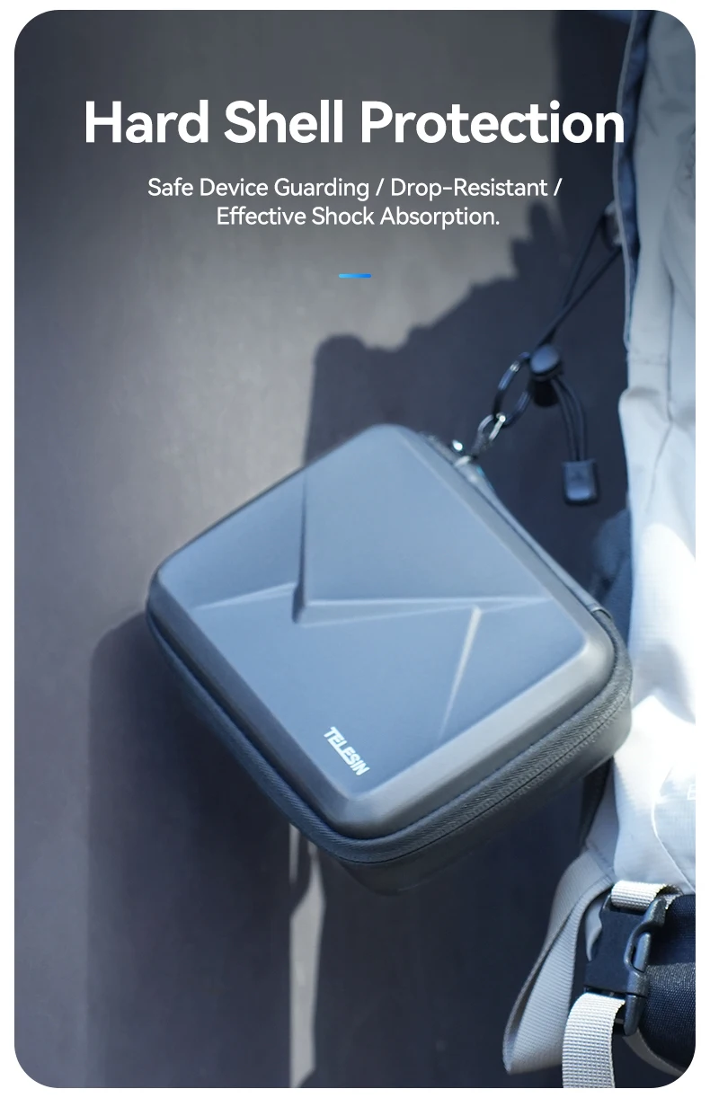 Waterproof Carrying Adjustable Space Bag Protective Bag Storage Box for Osmo Ac