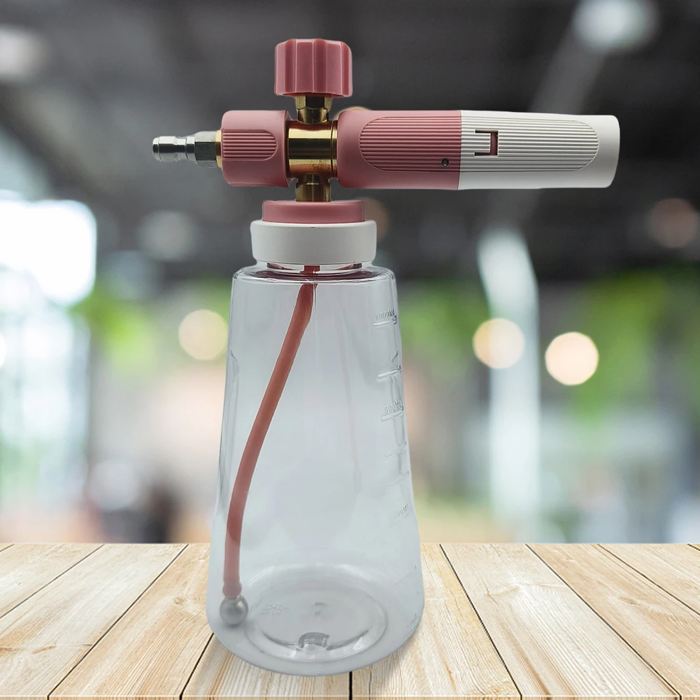 1L High-Pressure Foam Lance 1/4 Quick Connect Car Foam Water Gun Adjustable High Pressure Washer Gun Car Wash Accessories 2
