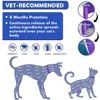 Pet Calming Collar For Cats Dogs Adjustable Anxiety Pheromone Reducing Pet Collar Lasting Natural Calm Relax Soothing Collars 5