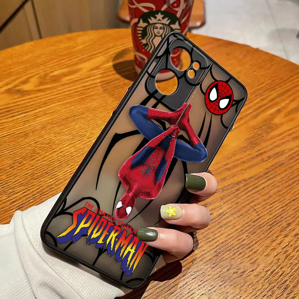 thumbnail image 1 of Funda de teléfono mate para OPPO RENO 8 8T 7Z 7 6Z 6 5 4 PRO PLUS 4G 5G Funda rígida Funda Coque Capa Funda Marvel Spider-Man Combo, 1 of 5