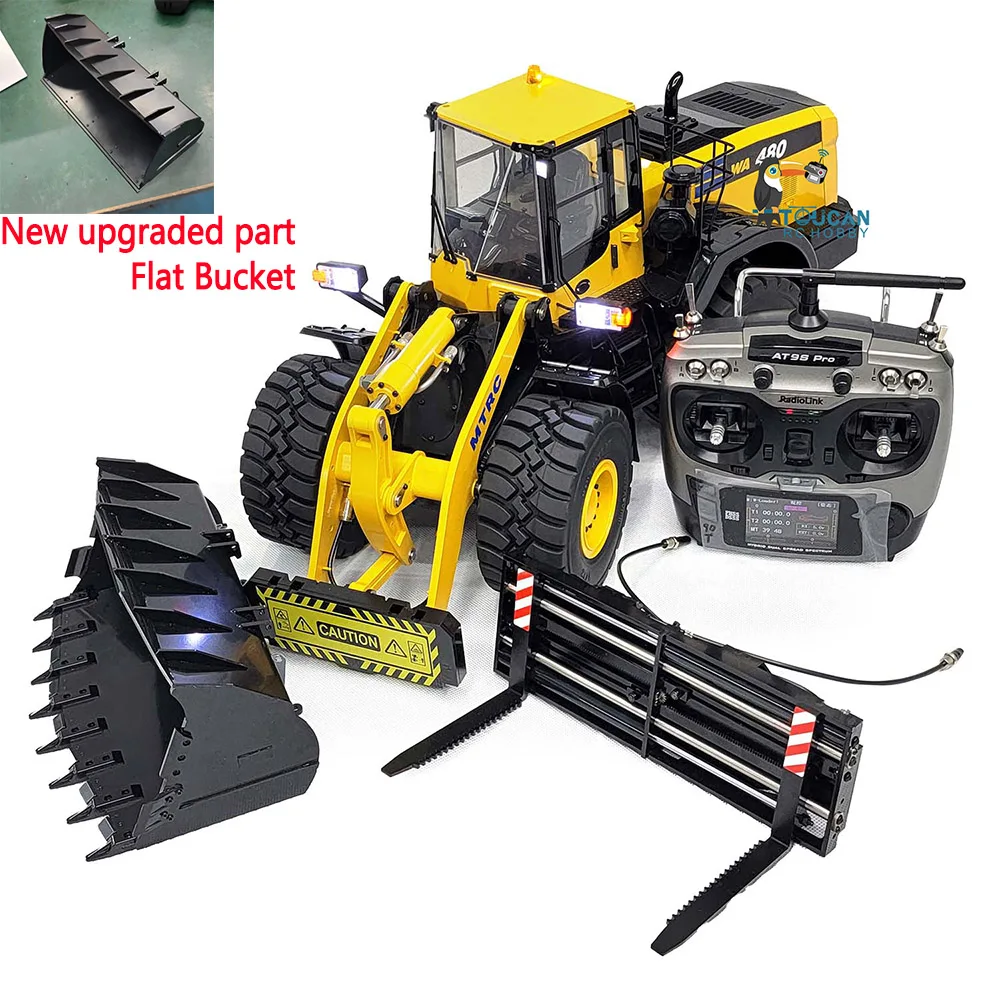 RTR MT 1/14 Metal Hydraulic RC Wheel Loader of Komatsu WA480 Radio