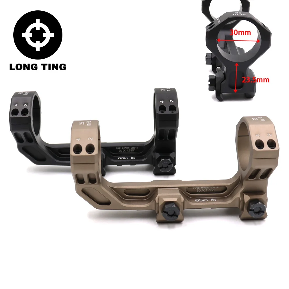 Tactical Sight Mount Cantilever Scope Mount AR15 M4 SCAR QD 20mm Weaver