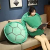 80/100CM Wearable Vest Turtle Shell Pillows Adult Can Wear Sleeping Bag Turtle Stuffed Animal Plush Pillow Cushion Anime Cosplay 4