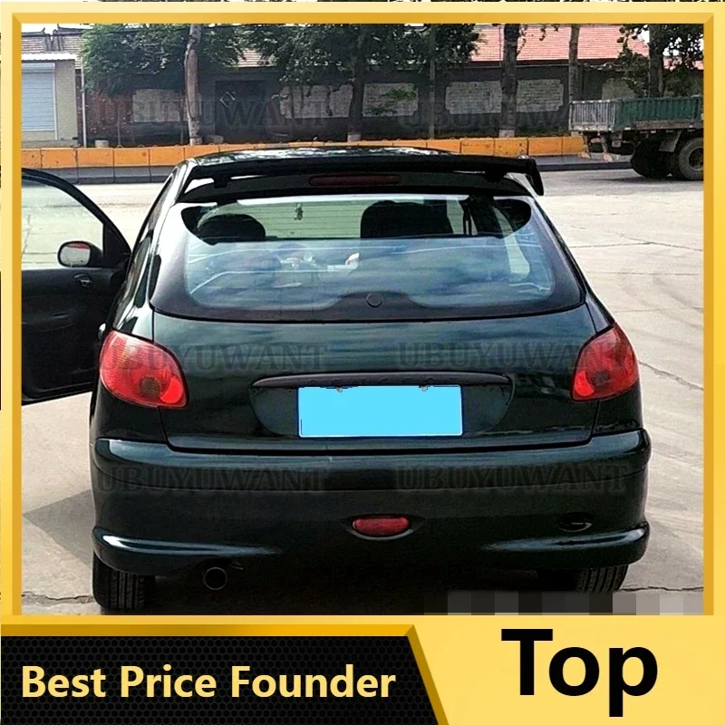 Per Peugeot 206 207 208 308 Spoiler 2008-2022 Plastica Abs Tetto Posteriore Spoiler Ala Tronco Lip Boot Cover Car Styling
