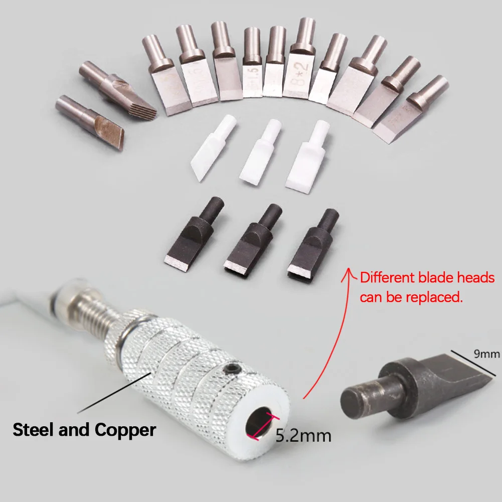Adjustable Swivel Knife leather tool cutting knife carving tool leather cutting tools for Leather Carving Cutter with Standard Size Blades Rotate Knife Professional Leather Craftsman Tools