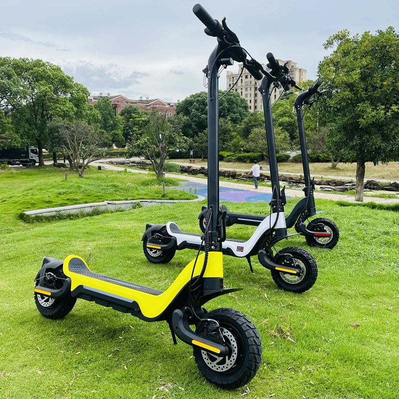 EU US Warehouse 10Inch 800W 48V 15Ah Max Speed 45km/h Max Range 50-70km Off Road Electric Scootercustom w 48v 15ah cheap eu warehouse electric scooters for adult 10 inch fat wheel 45km h sit down electric scootercustom