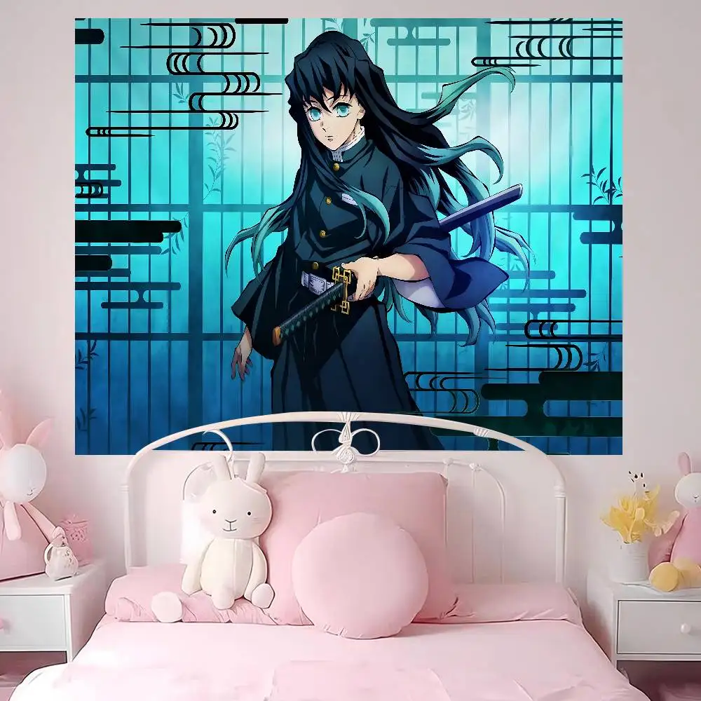 Muichiro Tokito Anime Tapestry - Sci-Fi Art