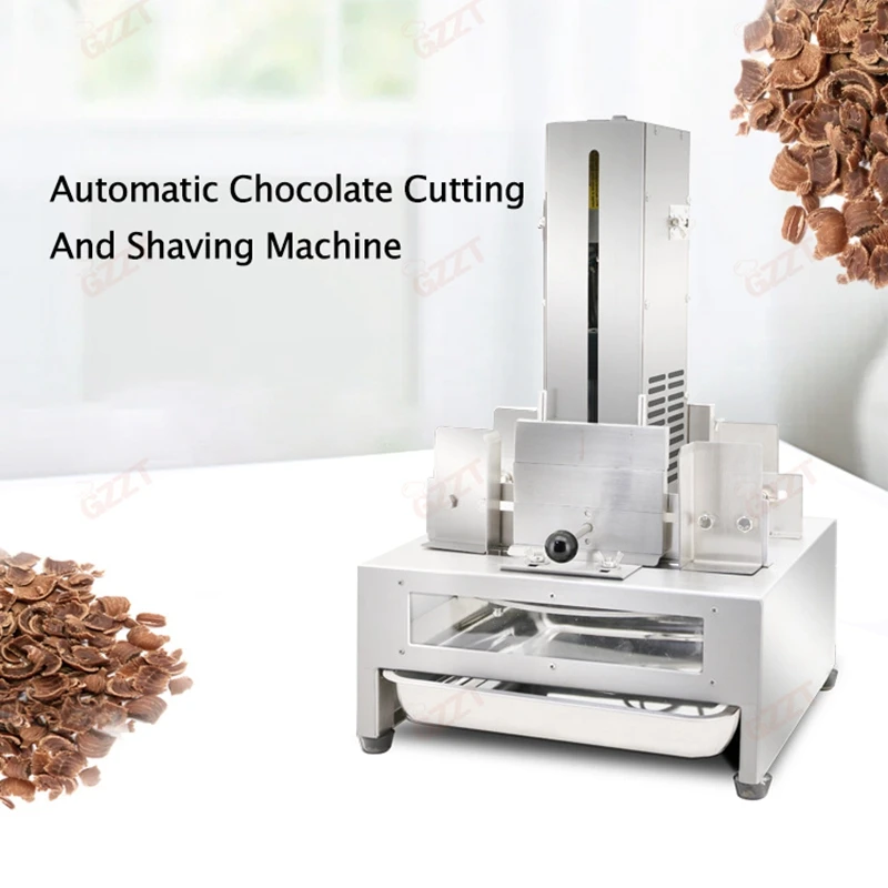 GZZT Automatic Chocolate Shaver Chocolate Cutting And Shaving Machine Slicer Chocolate Processing Equipment Baking Tools
