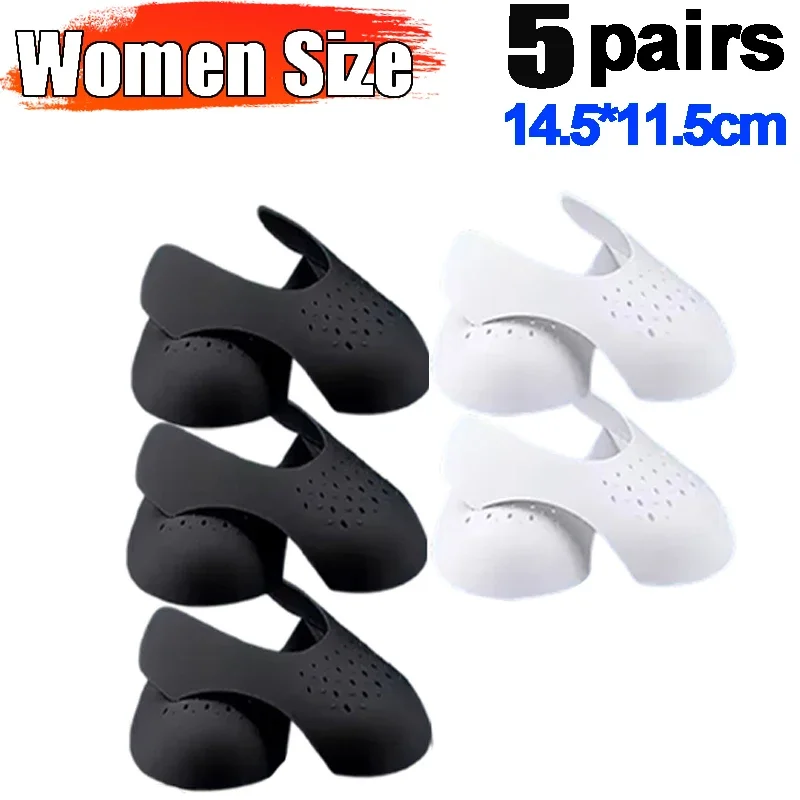 Shoe Anti-Crease Protector - 10 Pairs Sneaker Guard & Shoe Stretcher
