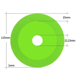 Diamond Glass Cutting Disc for Marble, Ceramic, Tile, and Jade - Premium Grinding Blade