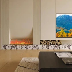 100CM 3D electronic fireplace elegant interior decoration Customized environmentally friendly, humidifier simulated fireplace
