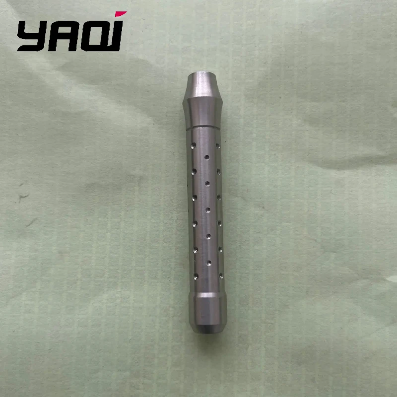 YAQI 남성용 스테인레스 스틸 안전 면도기 손잡이 80mm 길이 11-12mm 직..