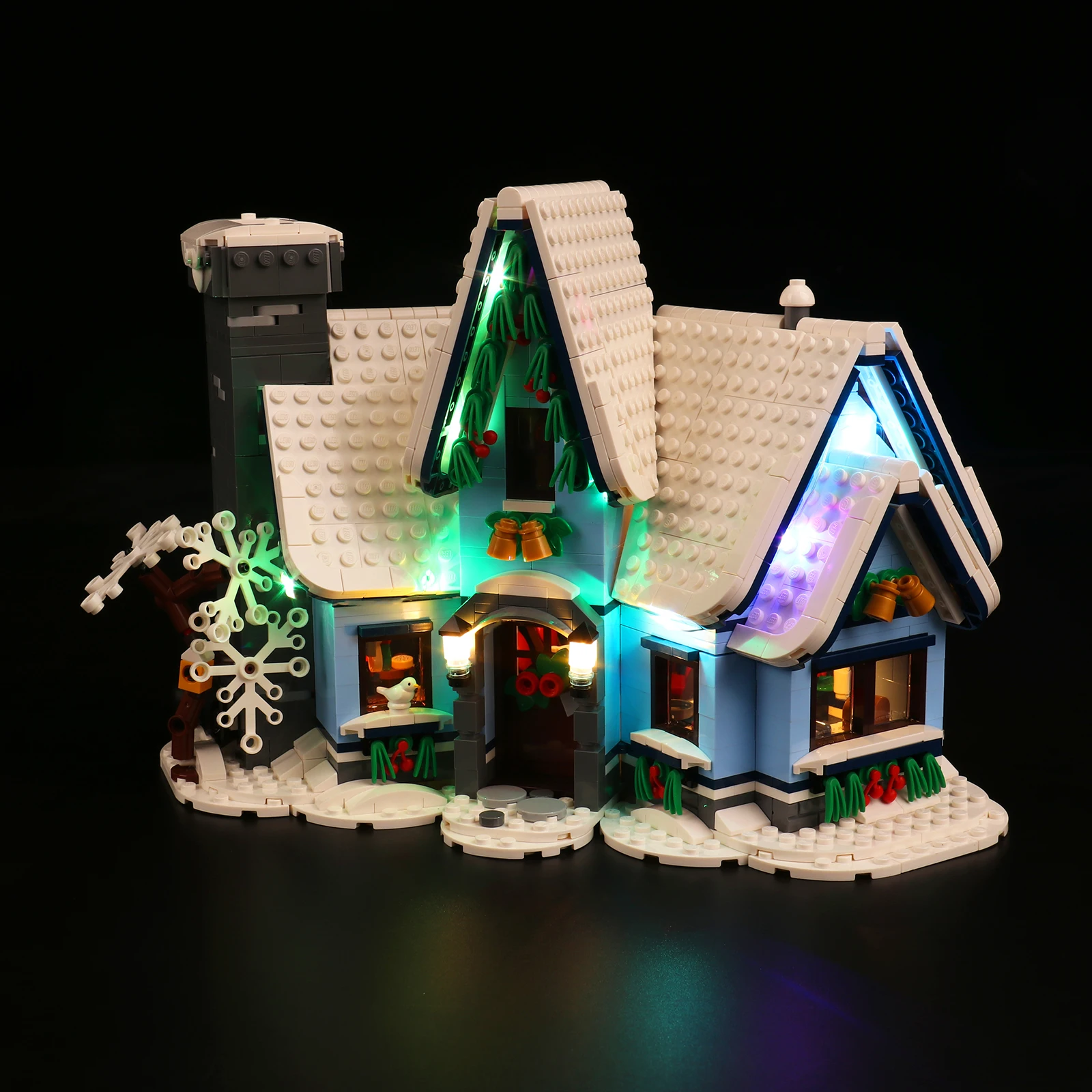 Vonado LED Light Kit For 10293 Santa’s Visit Building Blocks Set (NOT Include the Model) Bricks DIY Christmas Gift Toys 2