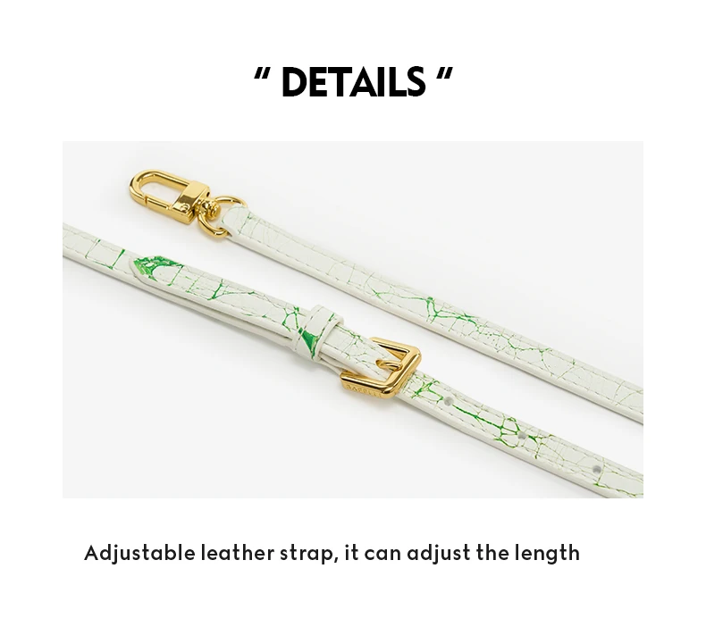 hardware detail genuine leather handbag