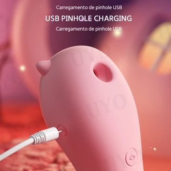 Clitoris stimulator silicone waterproof design sucking vibator nipple sucker sex toys for women vibrators clitoris sucker shop 5