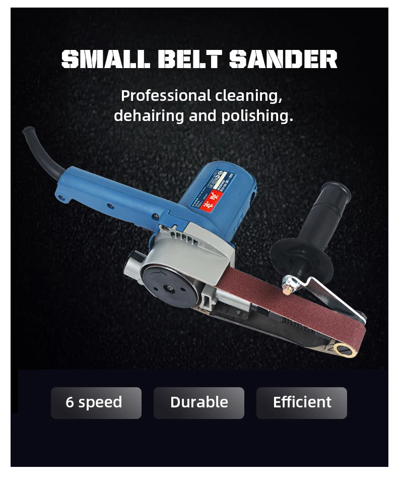 Woodworking Sander 550W High Power Belt Sander Machine 30*533mm 6 Variable Speed
