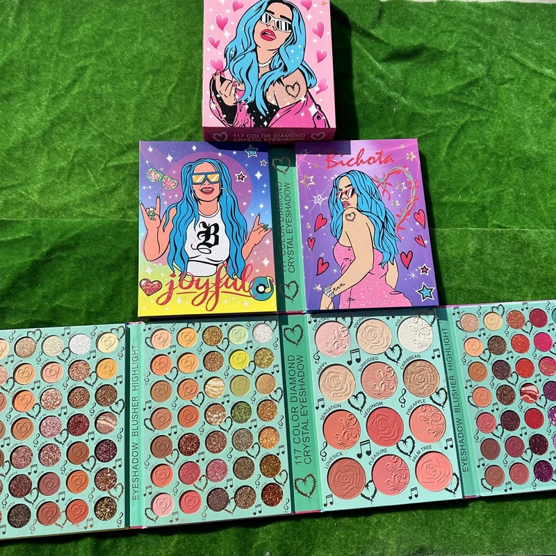 

Bella Ultramo 117 Color Karol G Eyeshadow Pallet High Pigmented Bad Bunny Palette Maquillage Paleta De Sombra