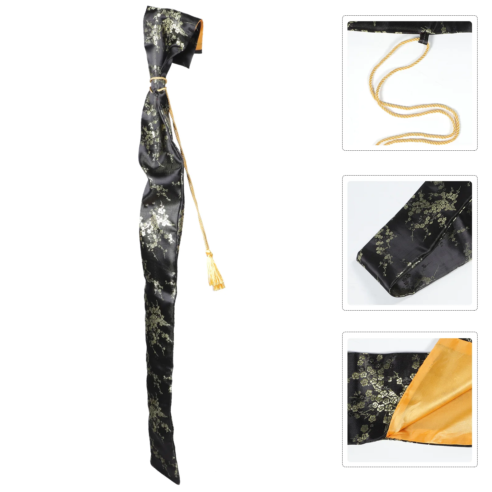 Borsa Di Spade Di Seta Borsa Giapponese Wakizashi Bokken All'Aperto Con Custodia In Nappa