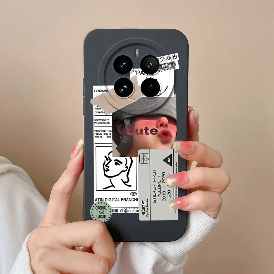 Cute Cartoon Sweet Girl Silicone Soft Phone Case Cover - Protective Bumper s