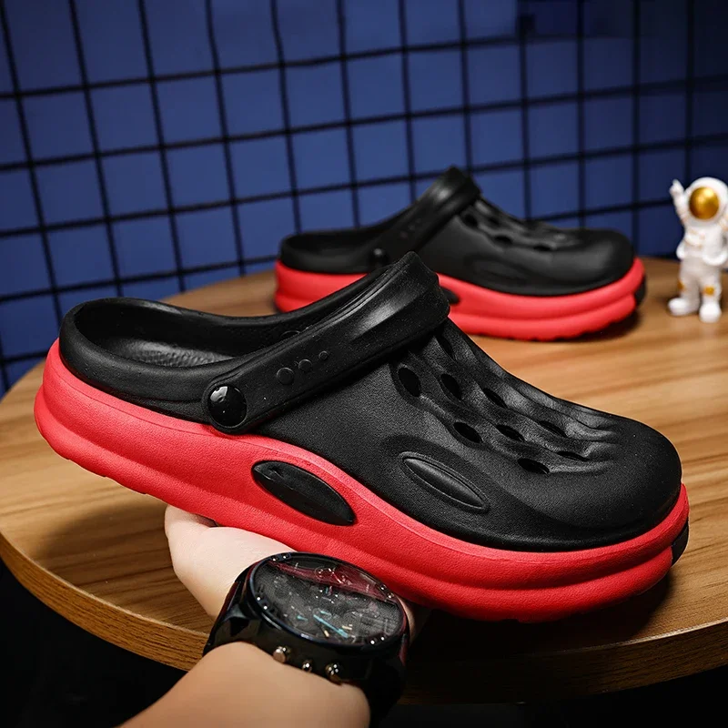 2023 Men Sandals Casual Shoes EVA Lightweight Hot Sale Clogs Unisex Colorful Water Aqua Shoes for Summer Beach Zapatos Hombre 6