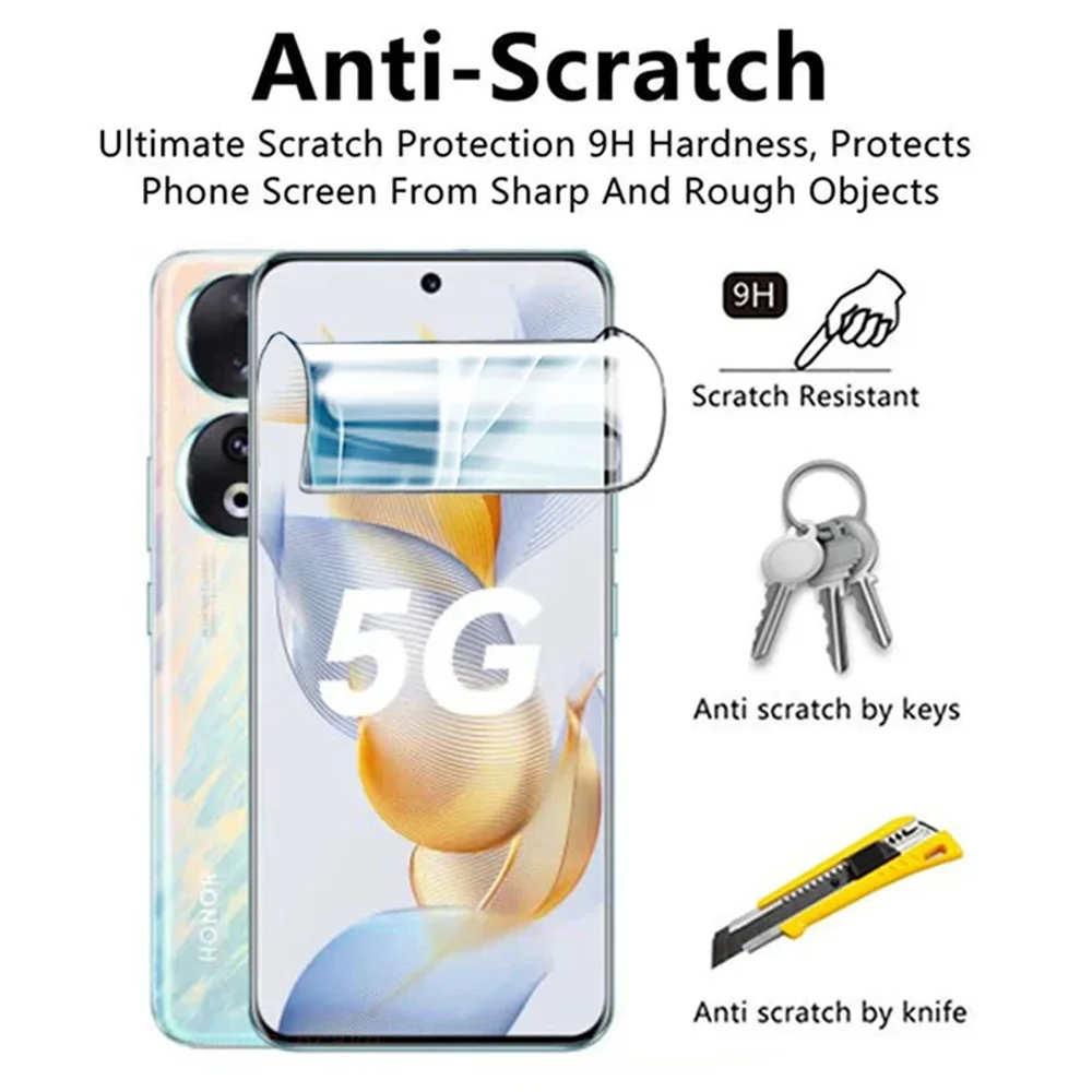 4-Pack Soft Hydrogel Screen Protectors - HD Film for Honor Magic & X Series