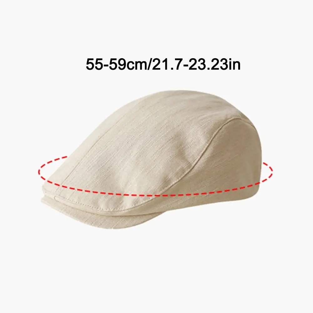 New Solid Color Beret Hats Painter Beret Breathable Washed Caps Cotton Forward Hat