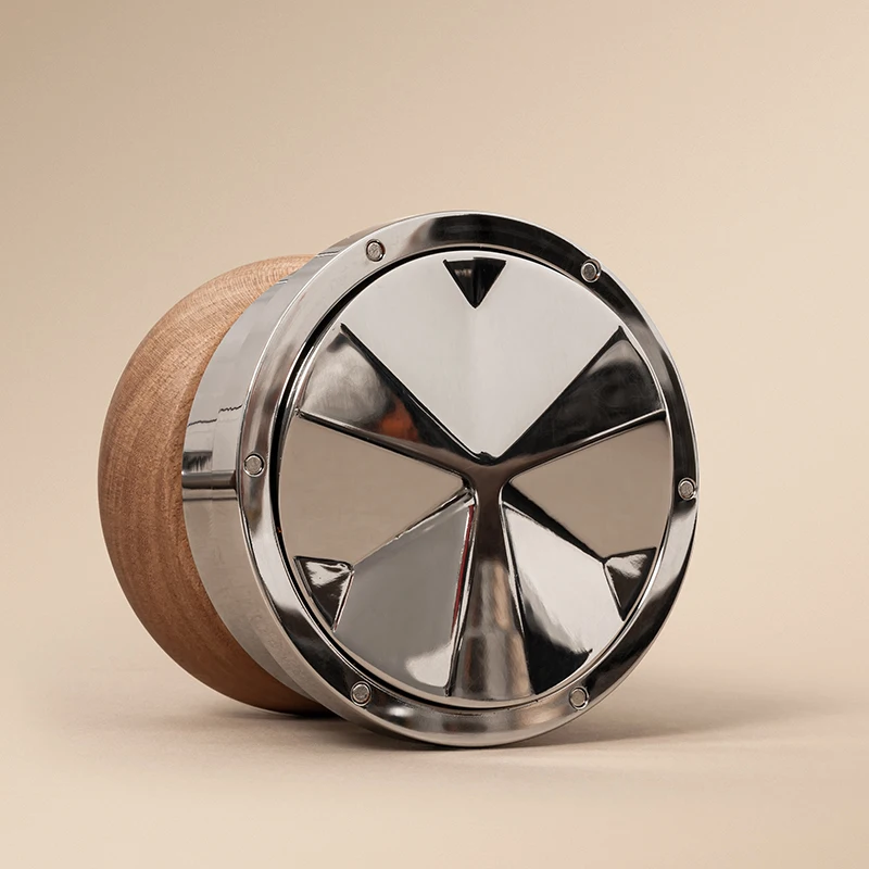 NATUMO Pressino Per Espresso 58 Mm A Molla – Calibrato 15 Kg, Con Tappetino, Accessorio Portafiltro Bronzo