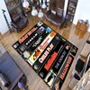 Horror Movie Themed Rug Nostalgic Retro Style Rug Vhs Case Themed Horror Rug Home Theater TV Room Decoration Carpet Boy room Mat 3