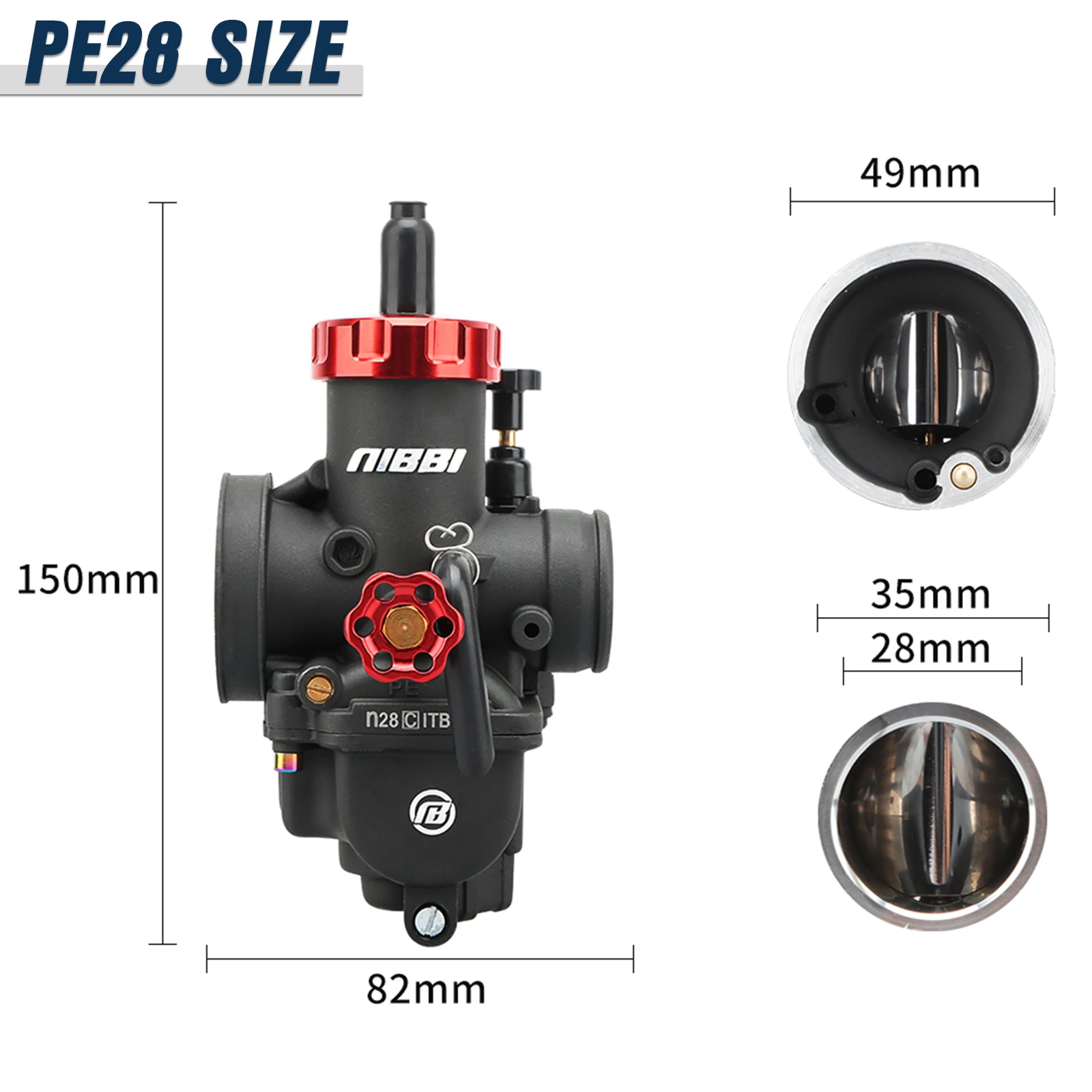 バイクアクセサリー 28mm キャブレター PE28 スクーター ATV クワッド ダートバイク NSR150 用 高性能 オートバイキャブレター 用NSR150 用 28 ミリメートル PE28 PE 28 スクーター ATV クワッドレーシングモトオー PE28 28  مللي متر ل Keihin NSR برو NSR150 سكوتر ATV الترابية دراجة 100CC-250CC دراجة  نارية المكربن - AliExpress