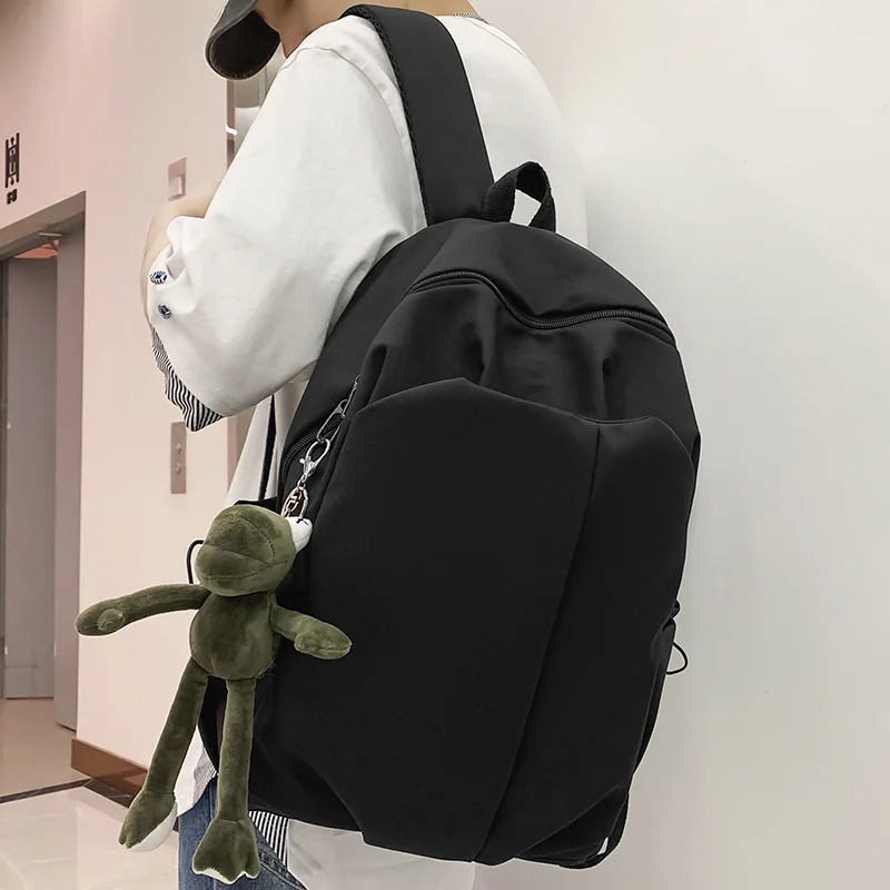 Lady Men Laptop High Capacity Student Bag Cool Female Travel Book Male Women College Backpack Fashion Girl Boy Nylon School Bags