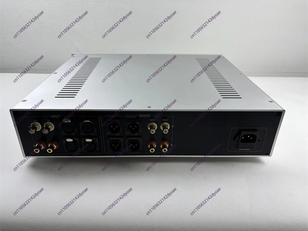 하이엔드 T2500 완전 밸런스형 리모컨 HiFi 전자 튜브 프리앰프 E88CC*2+ECC82*2, 신호 잡음 비율: 115dB