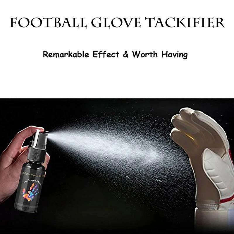 Goalkeeper Glove Spray Football Grip Spray Goalkeeper Gloves Tackifier Football Grip Glove Glue For Enhanced Sticky football grip spray
