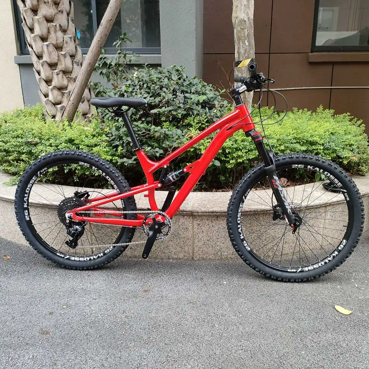 Kalosse 27.5/26 Pollici Freni Idraulici Forcella Pneumatica Mountain Bike Bike 11 Velocità Bicicletta