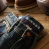 20oz Red Selvedge Washed Denim Jeans for Men Autumn Heavyweight Tough 100% Cotton Standard Straight Pants American Vintage 501 1