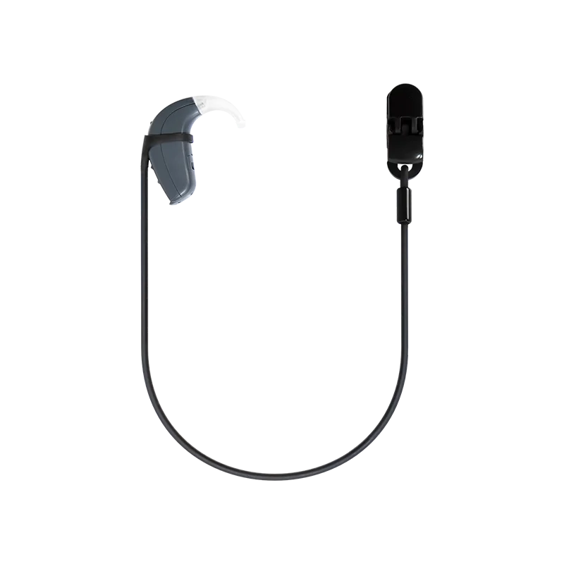 Waterproof Anti-Loss Clip with Silicone Elastic Cord for Hearing Aids and Glasses
