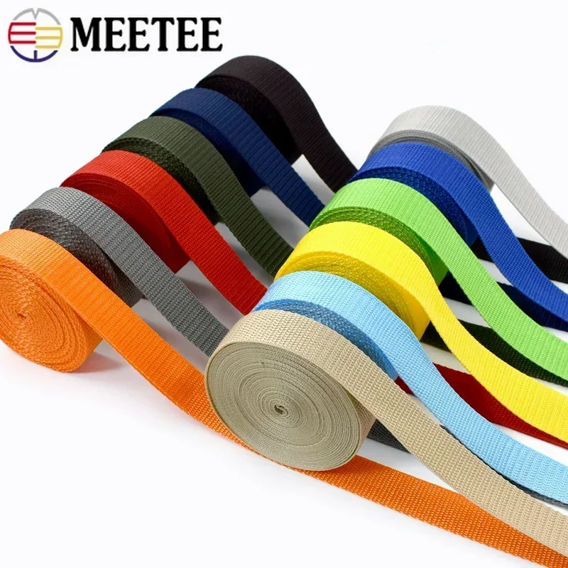 10mm Polypropylene Webbing Heavy for Dog Leads Bags Straps Handles 165kg Breaking Strain 1 Metre - 50 Metres in 10 Colours