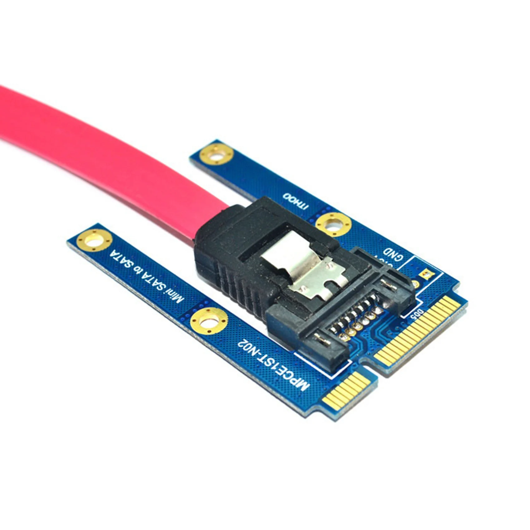 MSATA SATA 어댑터 카드 마더보드 미니 PCIE-7PIN SATA SSD 솔리드 스테이트 하드 드라이브 확장 컨버터