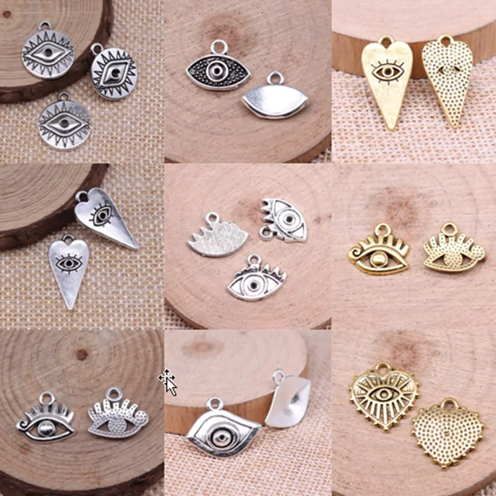 보석에 대 한 눈 매력 선물에 대 한 DIY 펜 던 트 만들기 대량