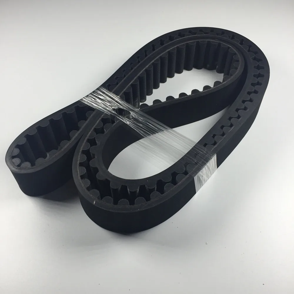 HTD14M-1820 모델 38mm 너비 밀링 머신 가변 속도 드라이브 타이밍 벨트 130 치아 1PC