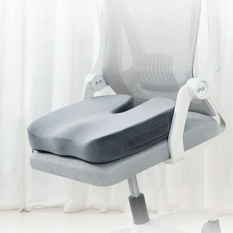 

Простая и современная офисная Подушка, однотонная Подушка с эффектом памяти для сидения на бедра, подушка для спины, декомпрессионная подушка для позвоночника