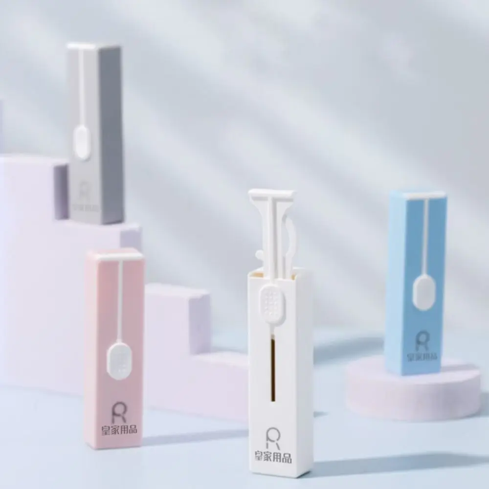 

with Storage Box Automatic Dental Floss Dust-proof Portable Interdental Cleaning Tool Oral Hygiene Care Large Capacity