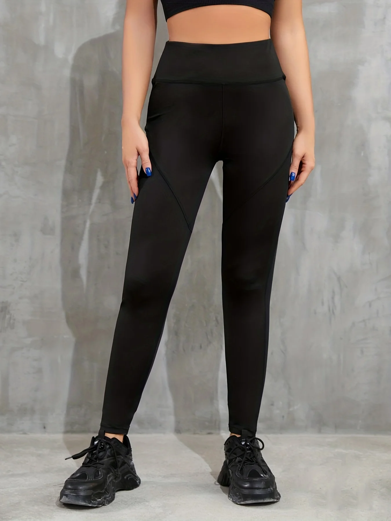 JSC Activewear Manufacturers High Waist Mesh Leggings Tummy Control Butt Lifting Capri Pants licras deportivas para mujer