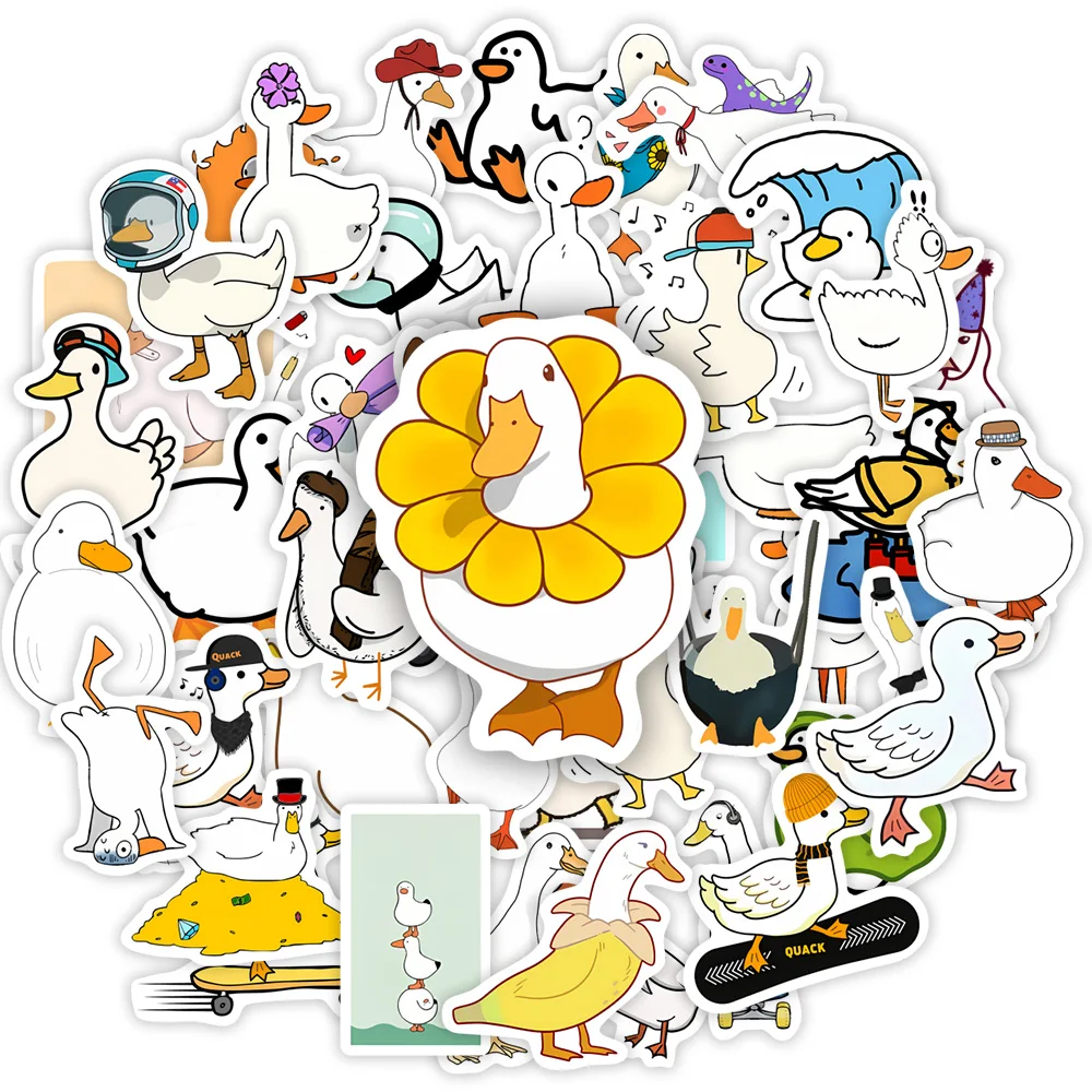 Funny Cartoon Goose duck Stickers DIY Toy Gift Decorative Graffiti Decal For Phone Luggage Laptop Bottles Scrapbook Waterproof cartoon stickers decorative stickers self adhesive stickers paper stickers adhesive stickers decorative labels stickers animal stickers cartoon sticker