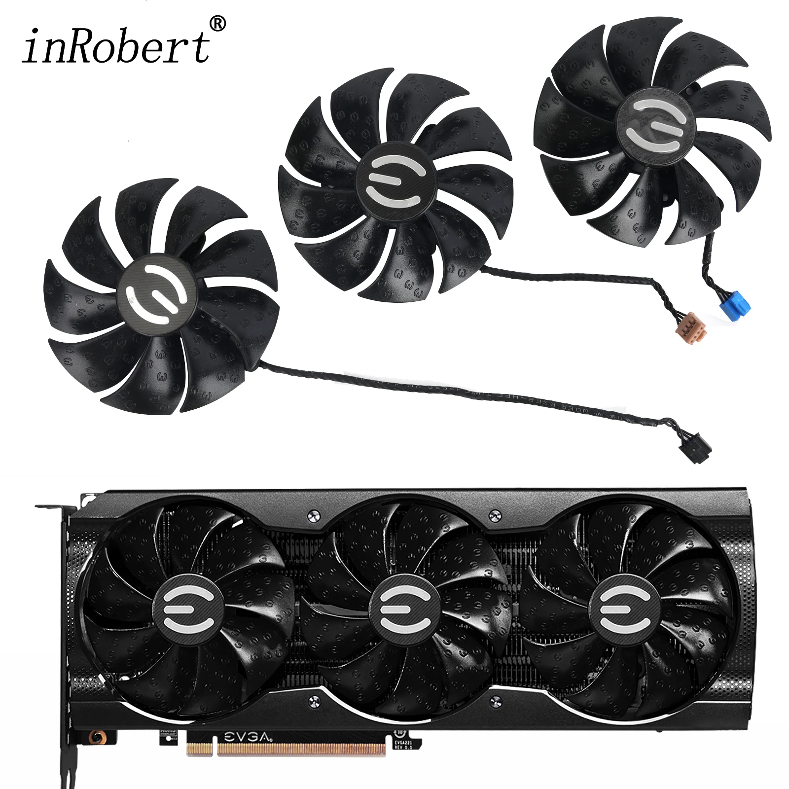 Nuova Ventola Di Raffreddamento Della Scheda Video Muslimex Da 87Mm Per Ventole Di Ricambio Della Scheda Grafica Da Gioco Evga Rtx 3070 3080 3080Ti 30