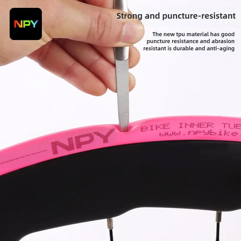 Ultralight Road Bicycle Inner Tube - TPU Material, French Valve, 36g