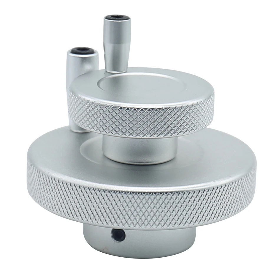 Silver Movable Hand Wheel Handle Round Rotating Machine Tool Hand Wheel Sliding Table Screw Lever Handle Manipulator