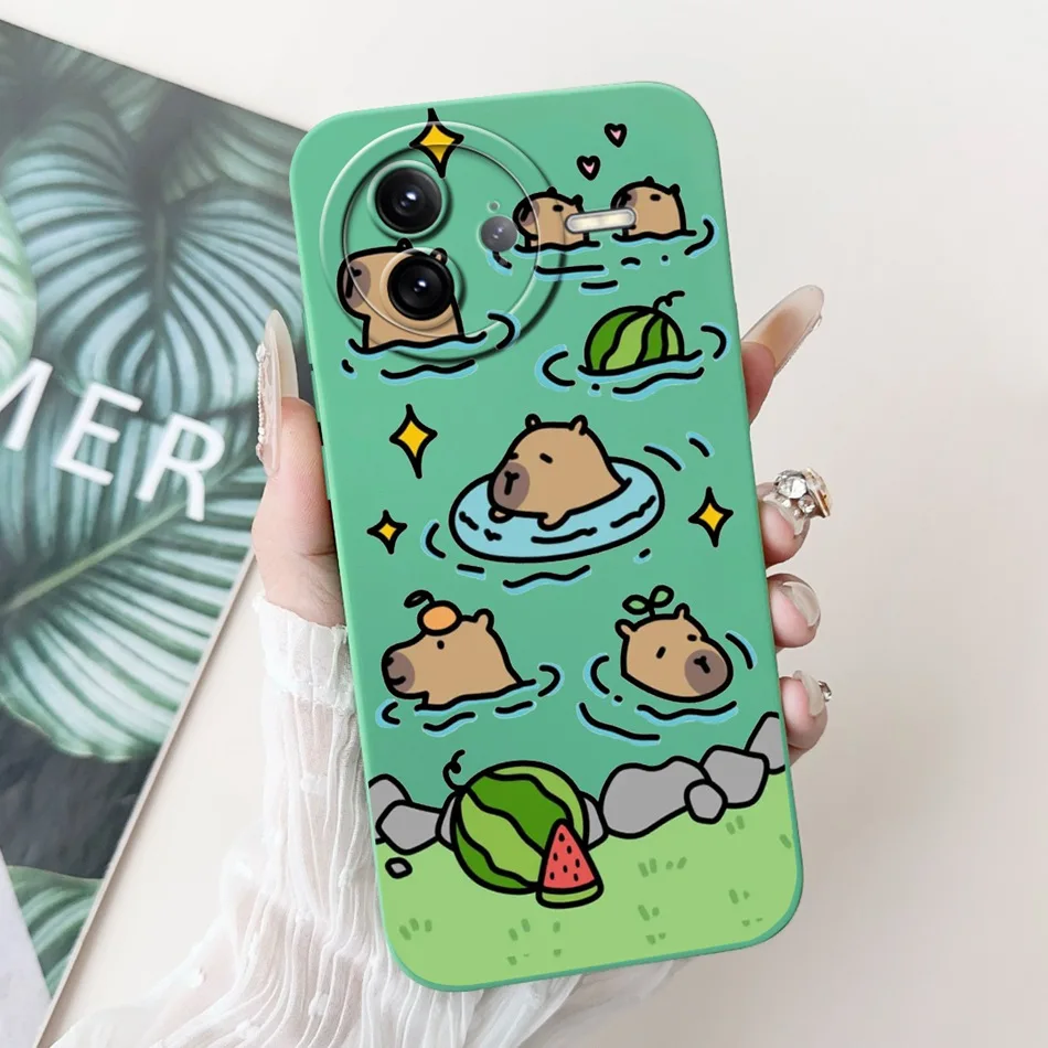 Cute Cat Panda Cartoon Soft Silicone Shockproof Phone Case