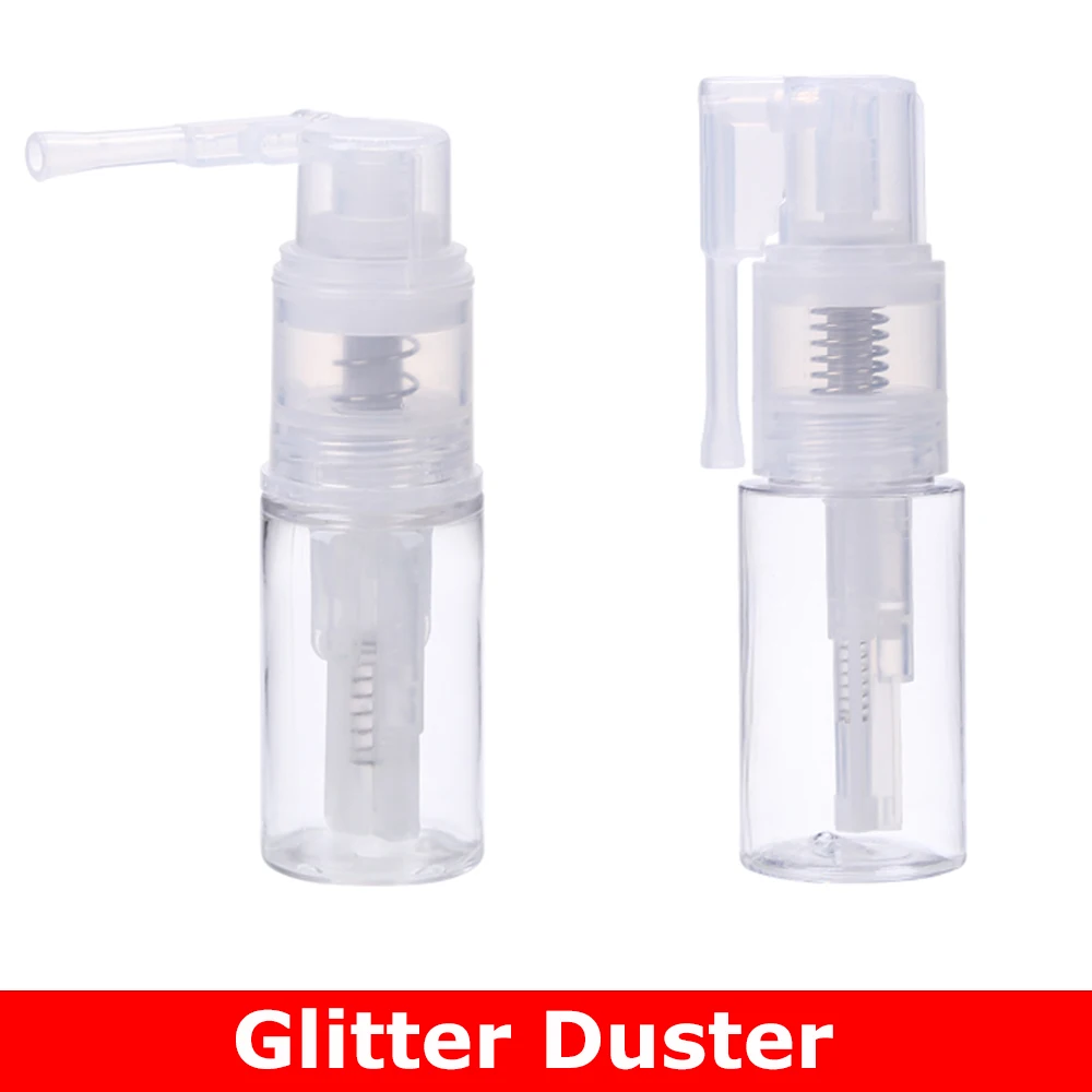 Glitter Duster for Adding Sparkle Shimmer Dry Powder Empty Bottles DIY Scrapbooking Accessories Portable Spray Bottle 14/35 ML