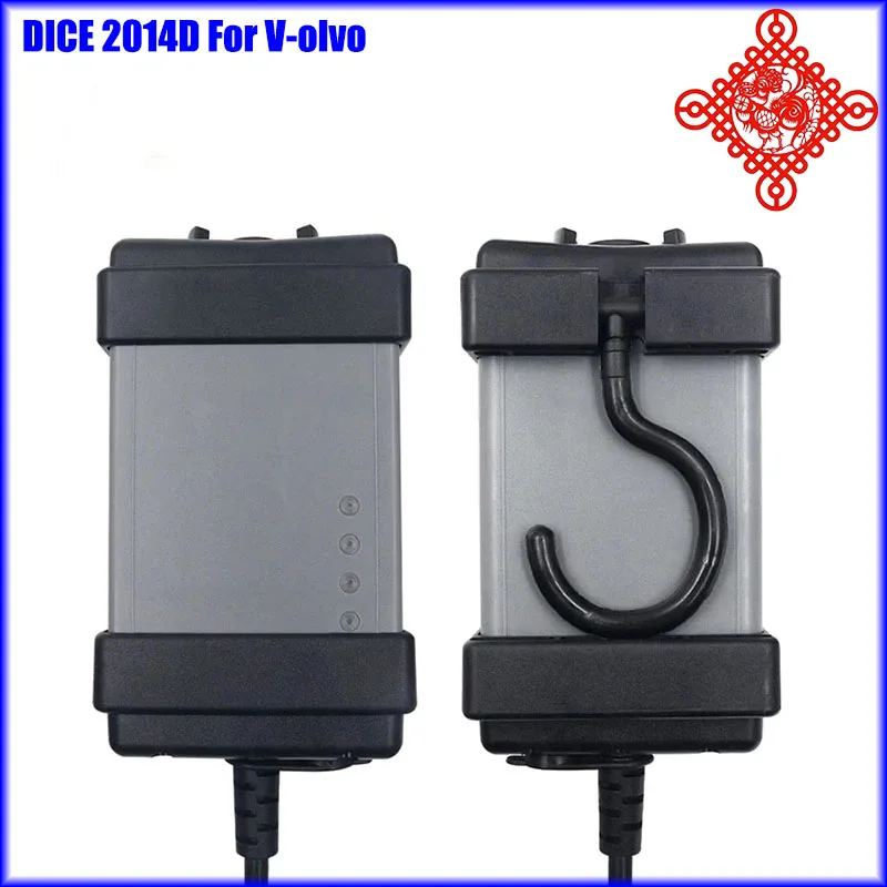 

DICE 2014D OBD2 Car Diagnostic Tool Support Multi-Languages New XC90 DOIP 2014D Dice Full Chip For V-olvo Compatible With USB
