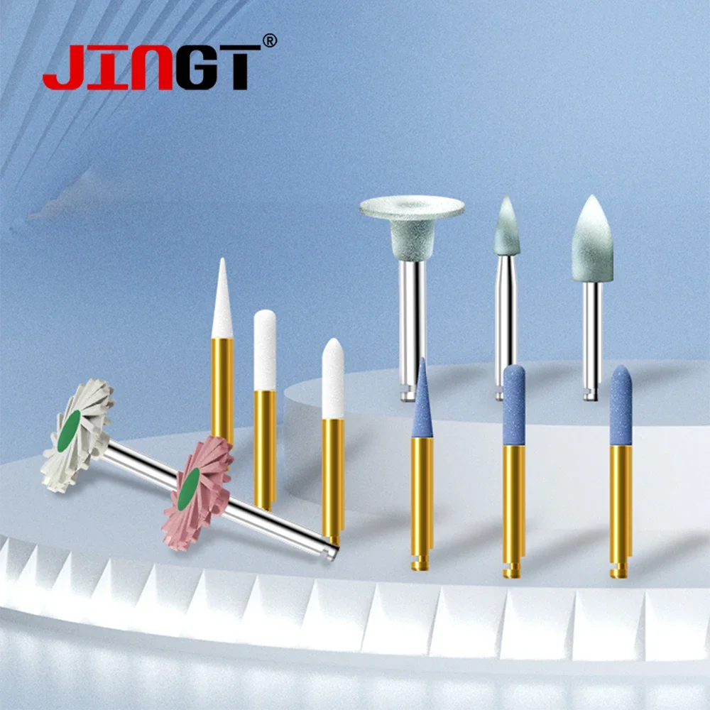 

JINGT DR SERIES Resin inlay dedicated grinder head coarse/medium/ fine）High-Quality Teeth Polishing Solution